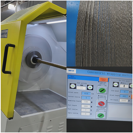 Notícias emocionantes sobre fita longitudinal de 3 camadas e cabeamento pela Double Twist Stranding Machine 3