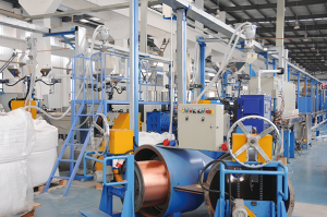 High Speed Insulation Extrusion Line.